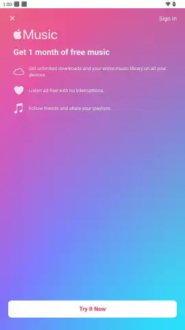 Apple Music скриншот 1