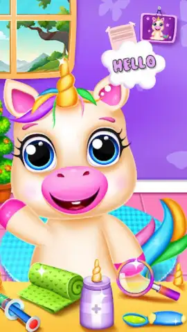 Magical Unicorn Girl Games скриншот 5