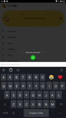 Facemoji Keyboard Lite скриншот 4