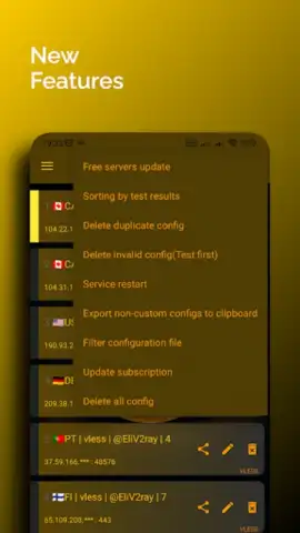 Gold V2ray скриншот 1