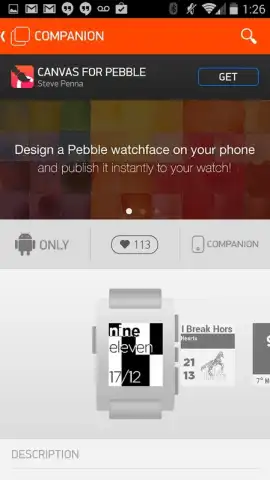 Pebble Appstore скриншот 3
