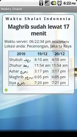 Waktu Shalat скриншот 3