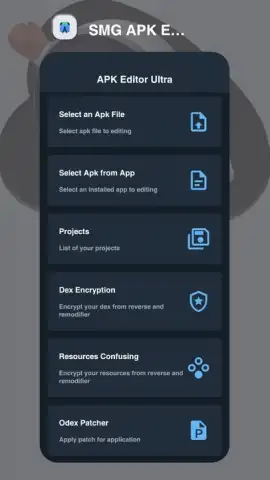 SMG APK Editor Pro скриншот 2