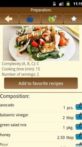 Delicious recipes скриншот 1