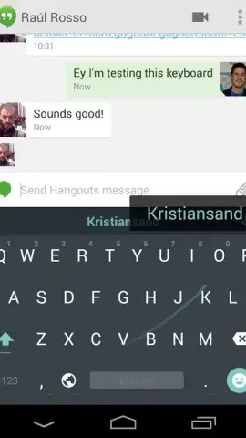 Android L Keyboard скриншот 2