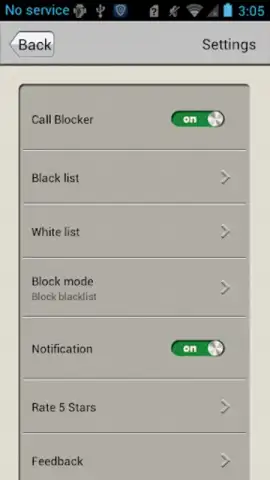 Call Blocker скриншот 2