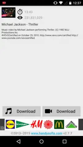 YouTube MP3 and MP4 Downloader скриншот 1