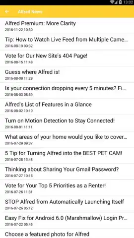 AlfredCamera Home Security скриншот 3