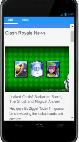 Clash Royale News скриншот 1