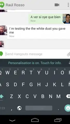Android L Keyboard скриншот 3