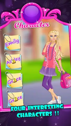 Princess School Dressup скриншот 2