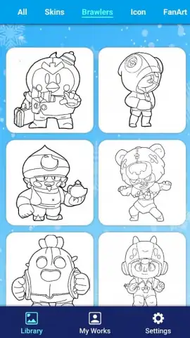 Coloring Brawl Stars скриншот 9