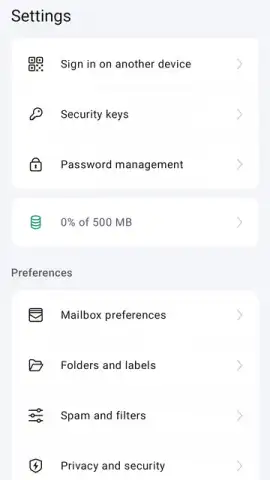 Proton Mail скриншот 12