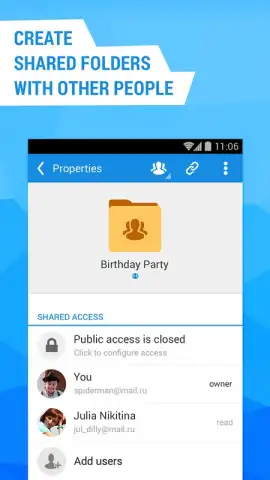 Cloud Mail.Ru скриншот 3