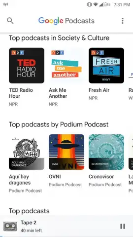 Google Podcasts скриншот 3
