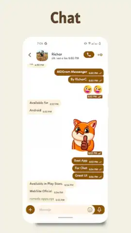 MDGram Messenger скриншот 4