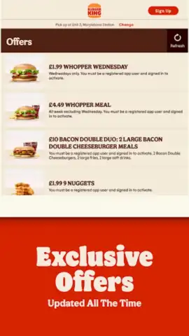 Burger King App: Food & Drink скриншот 3