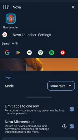 Nova Launcher скриншот 2