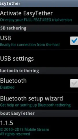 Easy Tether Lite скриншот 2