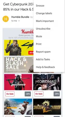 Gmail скриншот 2