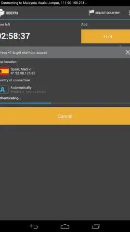 Hideman VPN скриншот 4