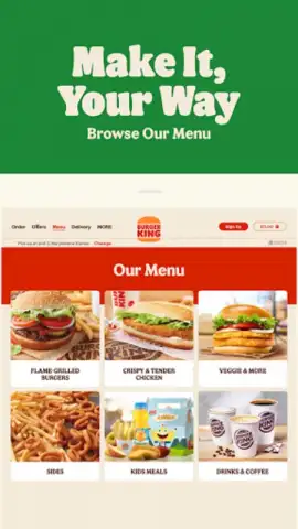 Burger King App: Food & Drink скриншот 4