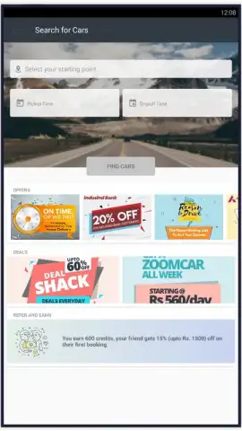 Zoomcar скриншот 3