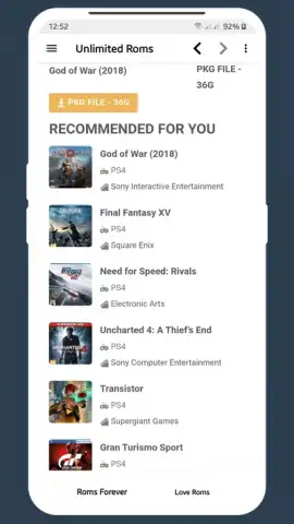 Unlimited Roms скриншот 7