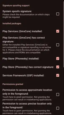 microG Services (GmsCore) скриншот 7