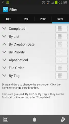 Simpletask Cloudless скриншот 8