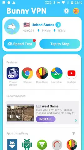 Bunny VPN Proxy скриншот 1