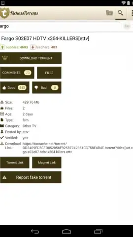 KickassTorrents App скриншот 5