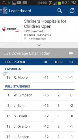 PGA TOUR скриншот 13
