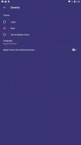 Firefox Klar скриншот 4
