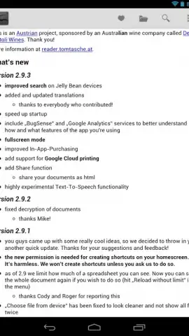 OpenDocument Reader скриншот 2