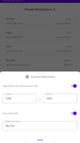 Pixels: Resolution+DPI Changer скриншот 1