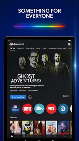 discovery+ (Android TV) скриншот 5
