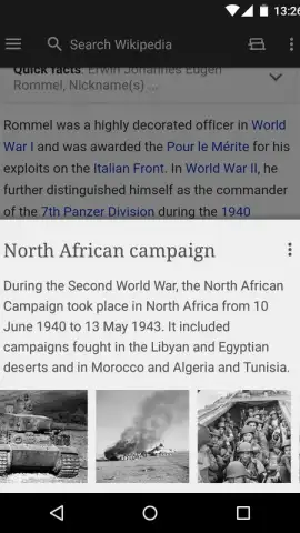 Wikipedia скриншот 3