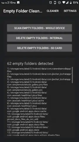 Empty Folder Cleaner скриншот 3