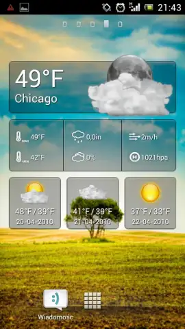 Cute Weather Widget скриншот 4