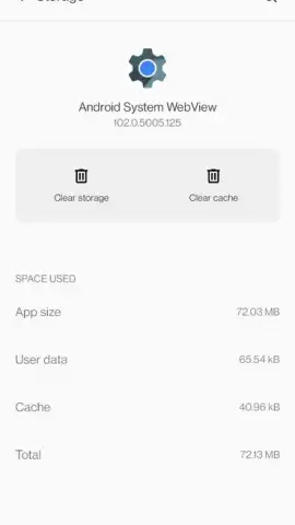 Android System WebView скриншот 12