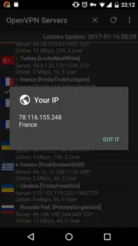 VPN Servers скриншот 8