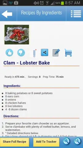Recipes by Ingredients скриншот 3