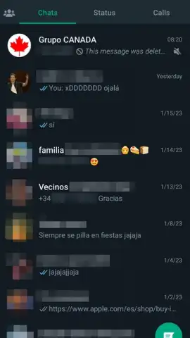 WhatsApp Messenger скриншот 5