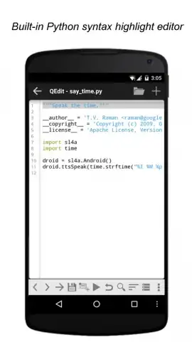 QPython3 скриншот 3