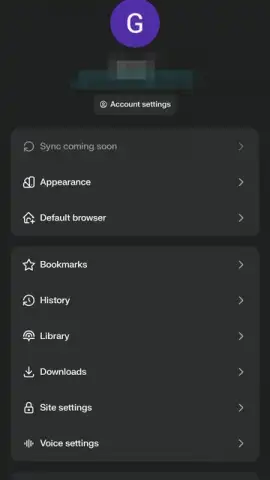 Comet Browser скриншот 7