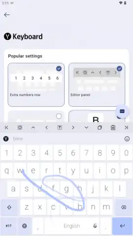 Yandex Keyboard скриншот 1