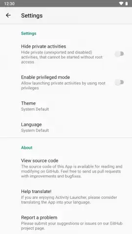 Activity Launcher скриншот 5