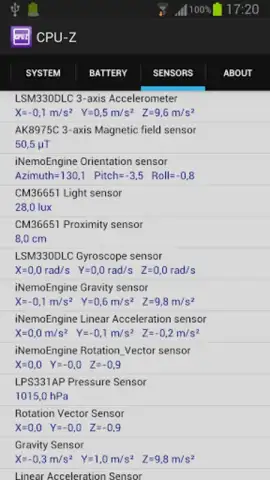 CPU-Z скриншот 4