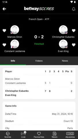 Betway Scores скриншот 5